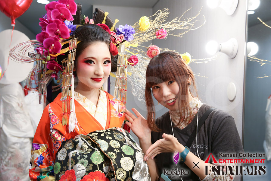 関西コレクション花魁体験心