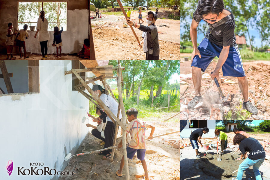 カンボジア学校建設