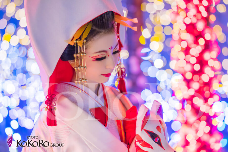 由志園　狐の嫁入り