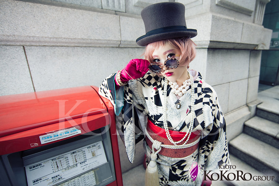 レトロモダン着物撮影
