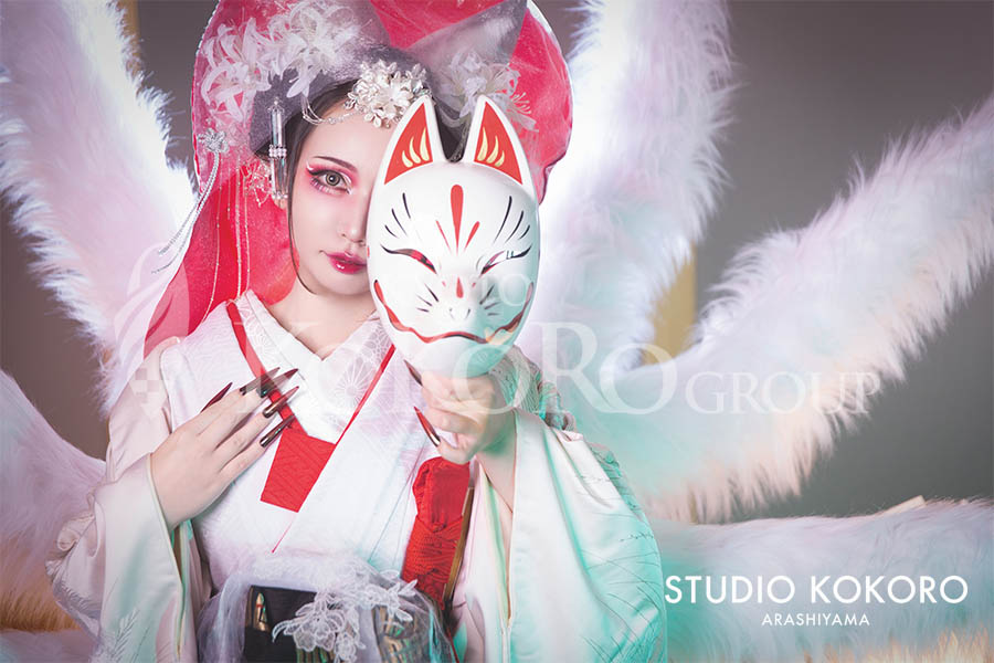 妖怪撮影　嵐山