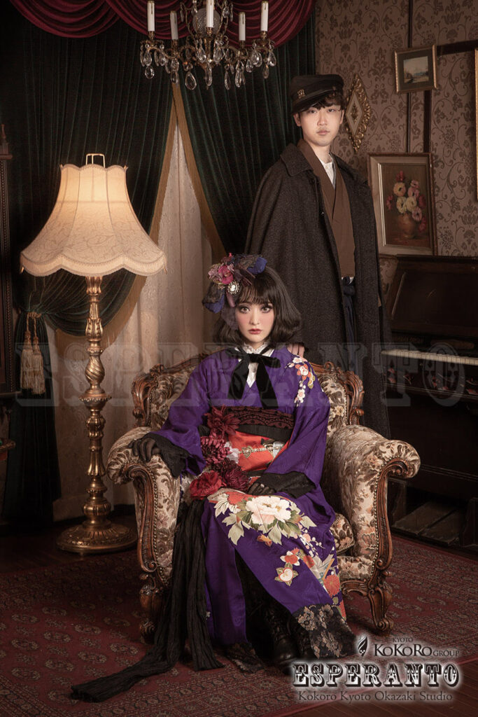 京都 着物撮影 大正浪漫